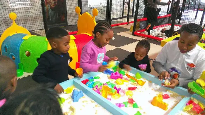 Early learners in sensory play